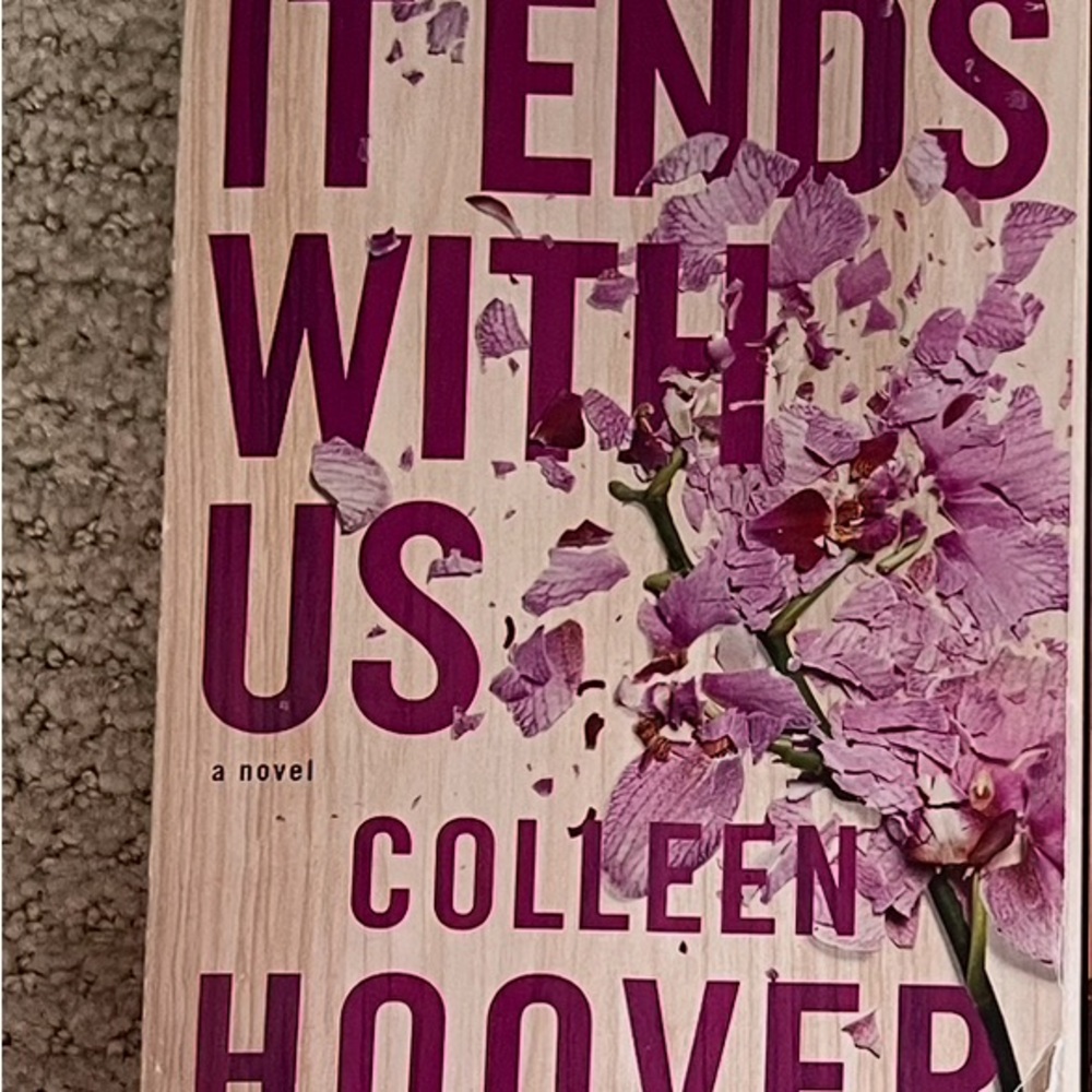 Fiction book: It Ends With Us by Colleen Hoover